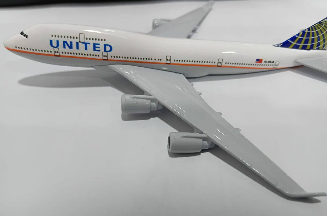 AIRPLANE DIECAST UNITED N199UA A380 16CM