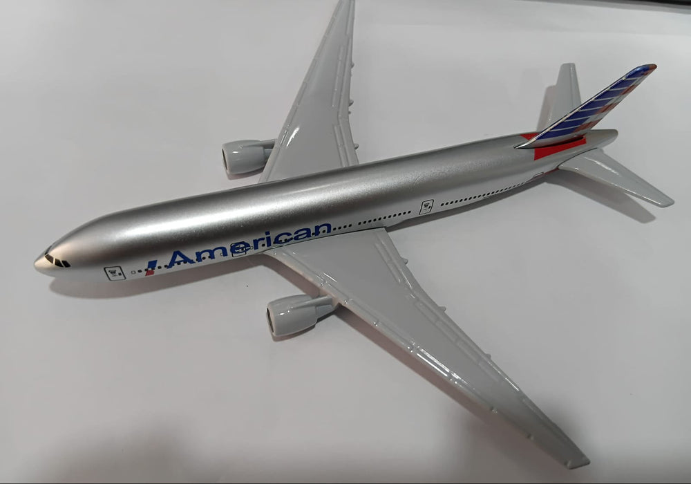 AIRPLANE METAL DIECAST AMERICAN N755AN A380 16CM