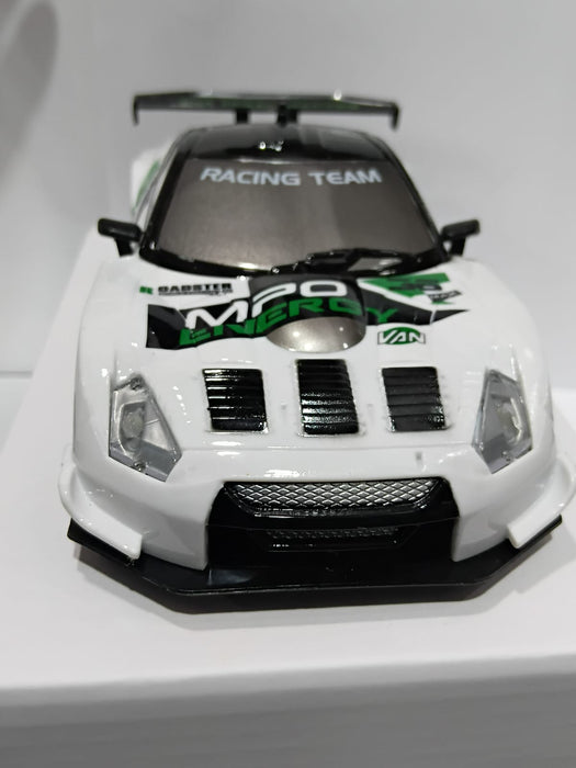 RACING RALLY SC24A11-1 1/24 2.4GHZ 4WD R/C DRIFT CAR WHITE GREEN COLOR