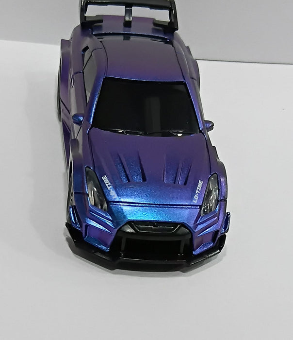 MINI R/C 3601 1:64 2.4GHZ RTR HEADLAMP CHASSIS LIGHT DRIFT CAR BLUE COLOR