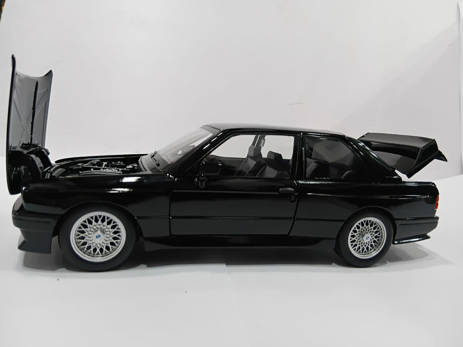 DIE CAST 1:24 1900-440 BMW MINI MODELLING TIDE DESIGN WITH PULL BACK LIGHTING FUNCTION BLACK COLOR