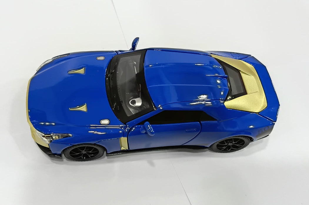 NISSAN GT-R50 D21012 1/32 ALLOY CAR DIECAST MODEL BLUE COLOR