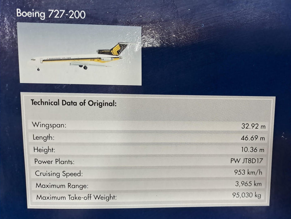 THE SINGAPORE AIRLINES HERITAGE SERIES 3-THE ESSENTIAL MODEL PLANE COLLECTION