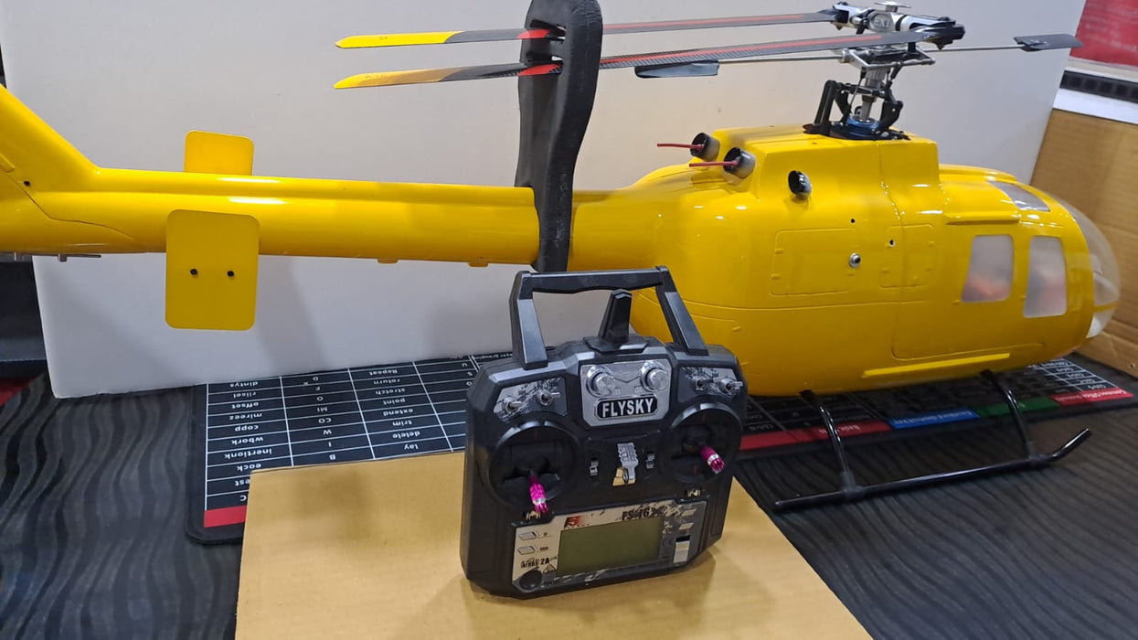 RC ELECTRIC HELI 500 SCALE BODY  BO-105 WITH ALIGN MECHANICS-RTF
