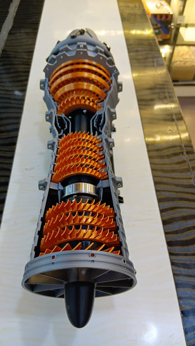 3D PRINTED GE-J79 GENERAL ELECTRICAL TURBO JET ENGINE