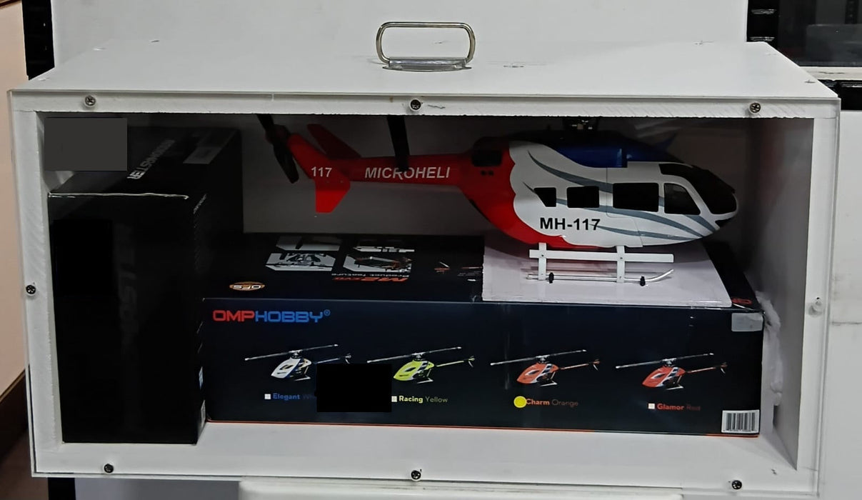 MP M2 EVO RC HELICOPTER – CUSTOM EC145 SCALE (AIRBRUSHED FIBERGLASS) – RADIO MASTER ZORRO 4IN1 RTF