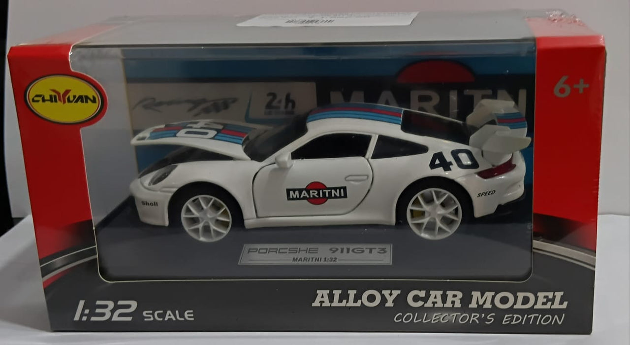 DIECAST PORSCHE 911 GT3 MARITNI 1:32 SCALE MODEL CAR (F21008-1)