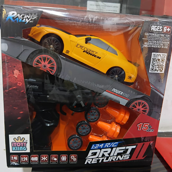 RC DRIFT CAR II RETURNS 1:24 SCALE 4WD 2.4G WITH LIGHT SC24A02