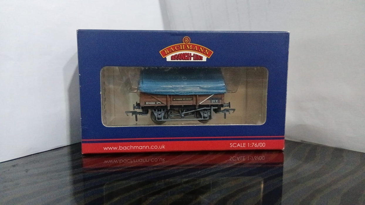 BACHMANN 33-084 OO GAUGE 1/76 SCALE CHINA CLAY WAGON BR BAUXITE (LATE) WEATHERED B743154