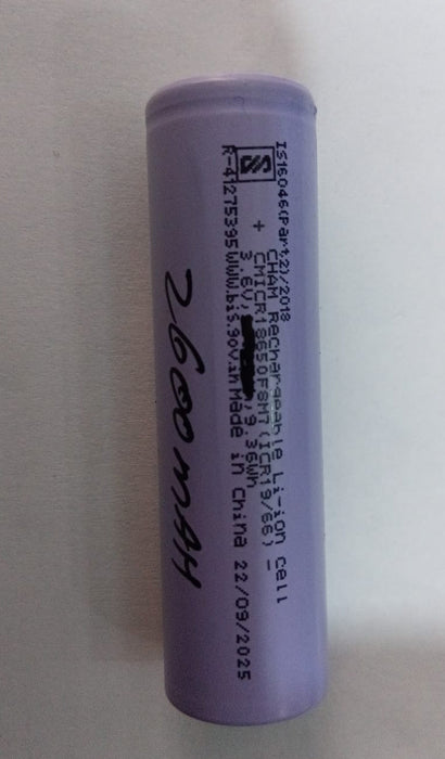 3.6V 2600MAH 18650 LI-ION BATTERY