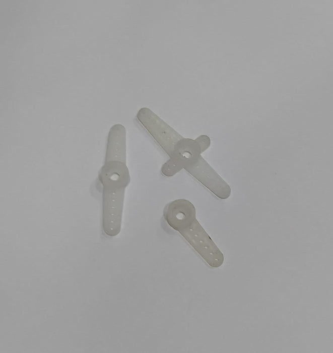 9G SG90  PLASTIC SERVO ARM WHITE (PACK OF 3)
