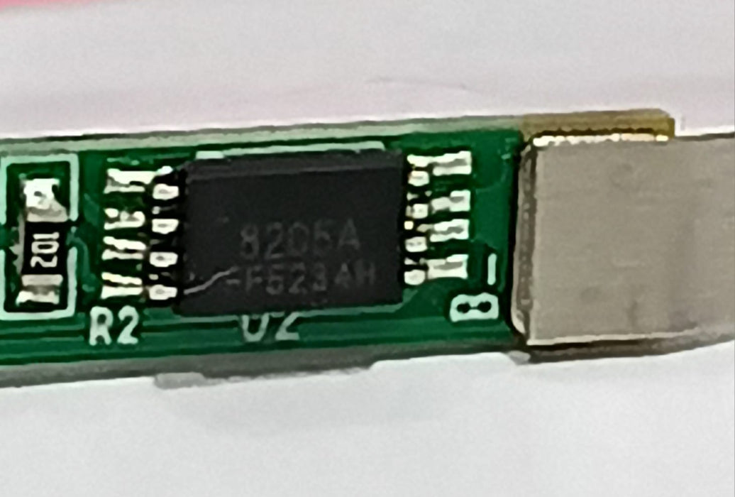BMS BOARD 18650 1S 2AMPS LITHIUM BATTERY PROTECTION WITH SOLDER BELT