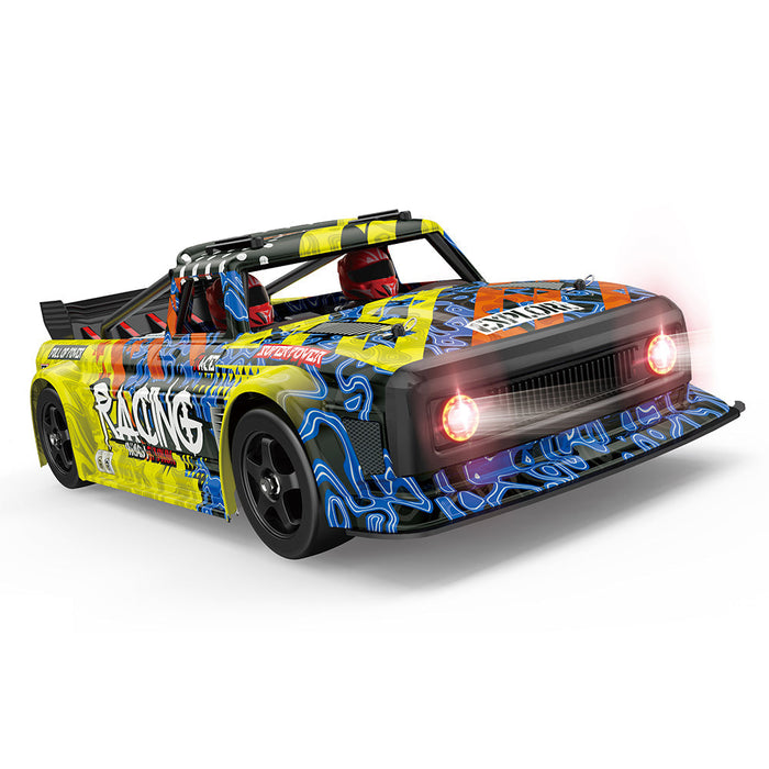 WLTOYS XK 124020 BRUSHLESS REMOTE CONTROL CAR 1:12 4WD 2.4G RTR RC DRIFT CAR YELLOW-BLUE