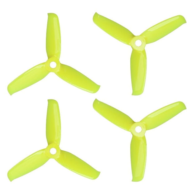 PROPELLER ORANGE HD 3052(3X5.2) TRI BLADE FLASH PROPS 2CW+2CCW 2PAIR-LEMON YELLOW