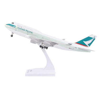 AIRPLANE DIECAST MODEL  CATHAY PACIFIC AIRBUS B747-900 1:400 32CM