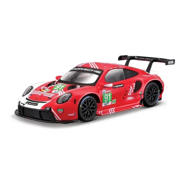BBURAGO PORSCHE 911 RSR LEMANS  1:24 SCALE DIECAST MODEL