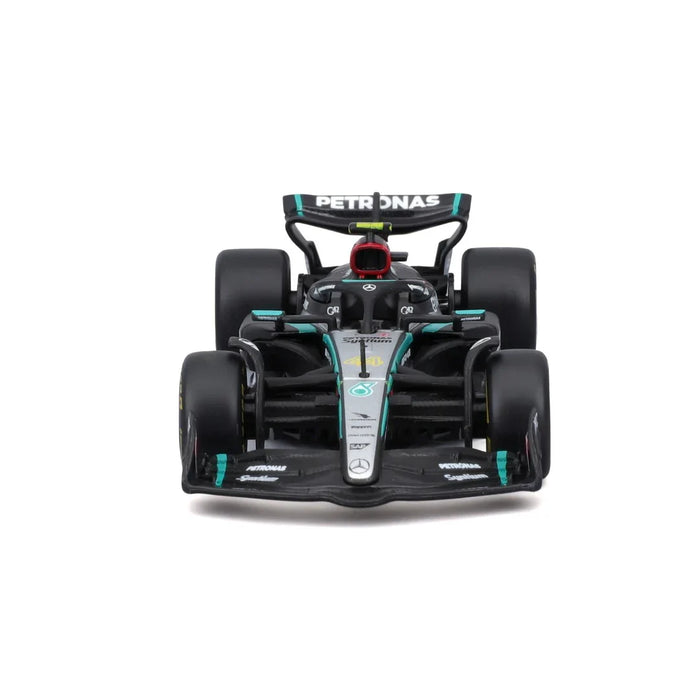 BBURAGO 18-28513 1/24 AMG PETRONAS FORMULA ONE TEAM F1 W15 LEWIS HAMILTON 44 RACING DIE-CAST METAL KITS