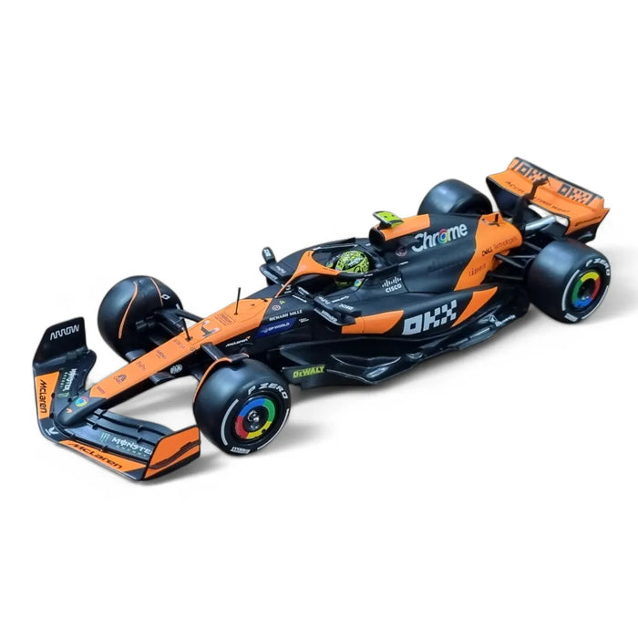 BBURAGO F1 MCLAREN #4 LANDO NORRIS MCL38 MIAMI GRAND PRIX  2024  1/24 DIECAST 18-28033N