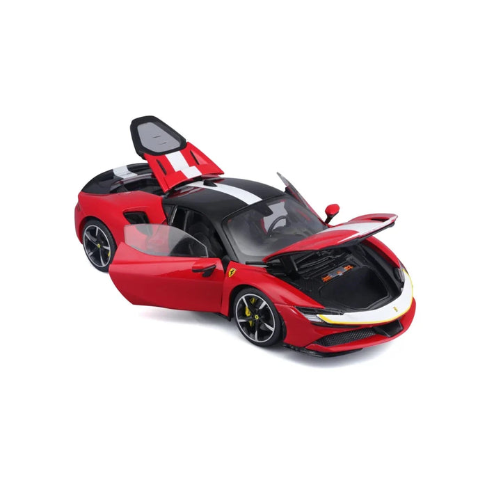BBURAGO FERRARI SF90 STRADALE ASSETTO FIORANO SIGNATURE SERIES  1/18 DIECAST 18-16911