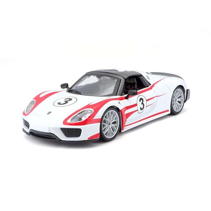 BBURAGO PORSCHE 918 WEISSACH#3 DIE CAST 1:24 18-98009