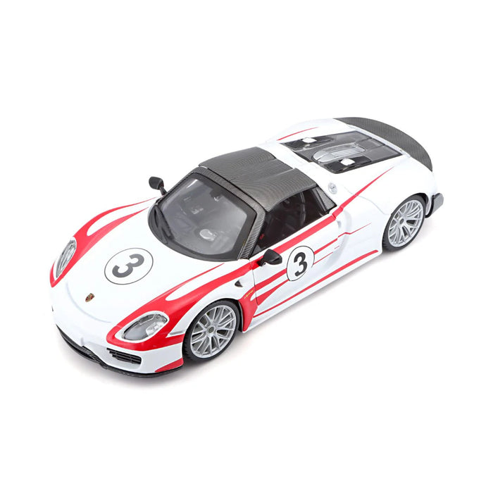 BBURAGO PORSCHE 918 WEISSACH#3 DIE CAST 1:24 18-98009