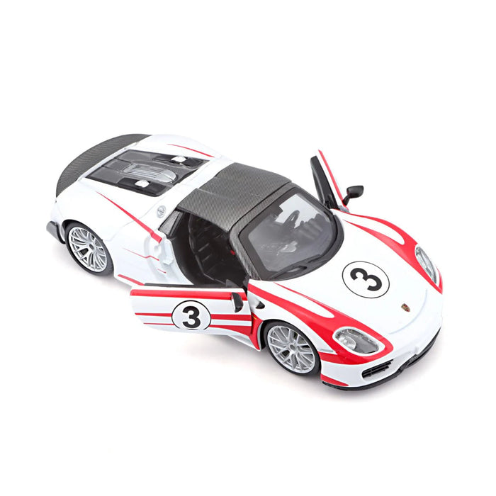 BBURAGO PORSCHE 918 WEISSACH#3 DIE CAST 1:24 18-98009
