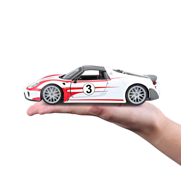 BBURAGO PORSCHE 918 WEISSACH#3 DIE CAST 1:24 18-98009