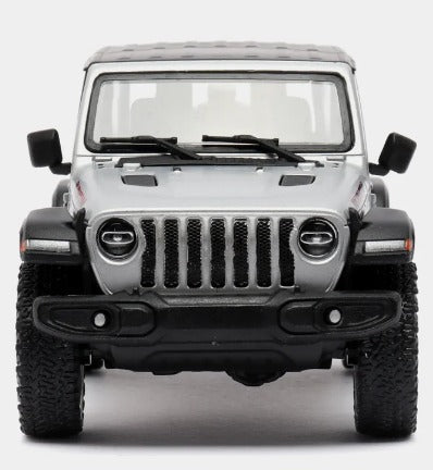 KINSMART NEW 2018 JEEP WRANGLER 1:34 SCALE NO:KT5412DK (SILVER)