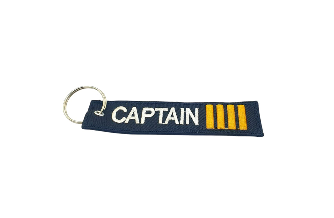 EMBROIDERED KEYRING CAPTAIN 4 STRIPES