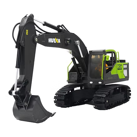 HUINA 1661 1:18 DIE-CAST METAL RC EXCAVATOR – 11CH WITH 13 FUNCTIONS