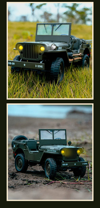 MILITARY JEEP C8815 RTR 1/10 WILLYS RC TRUCK 4WD OFF-ROAD CLIMBING GREY