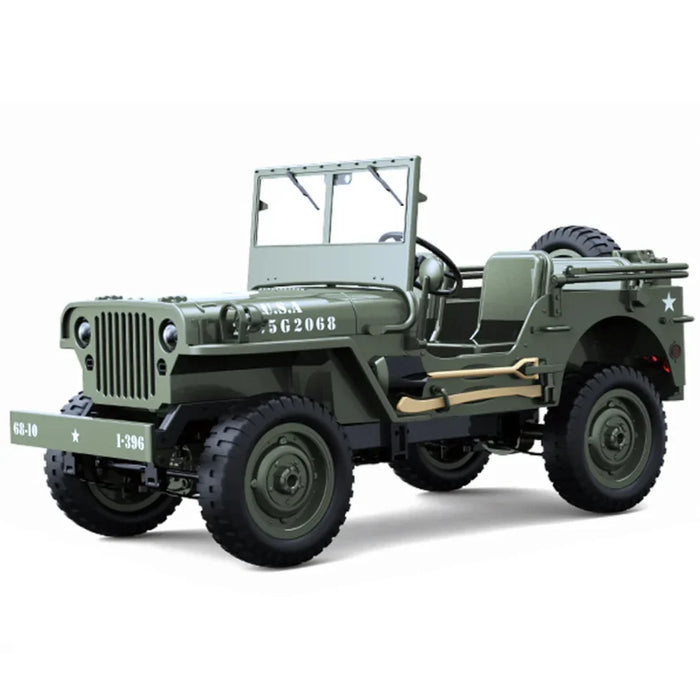 MILITARY JEEP C8815 RTR 1/10 WILLYS RC TRUCK 4WD OFF-ROAD CLIMBING GREY