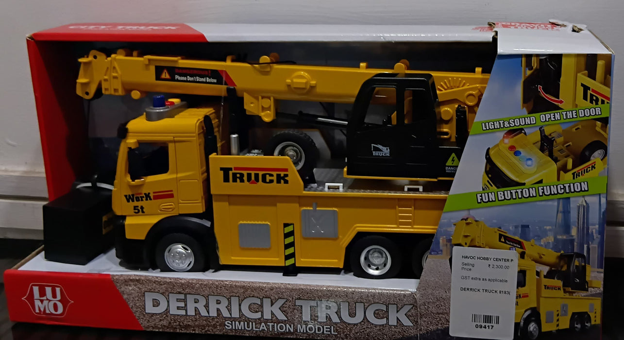 L.U.M.O Gravity Lifting Derrick Truck – High-Quality City Simulation Model (8183)
