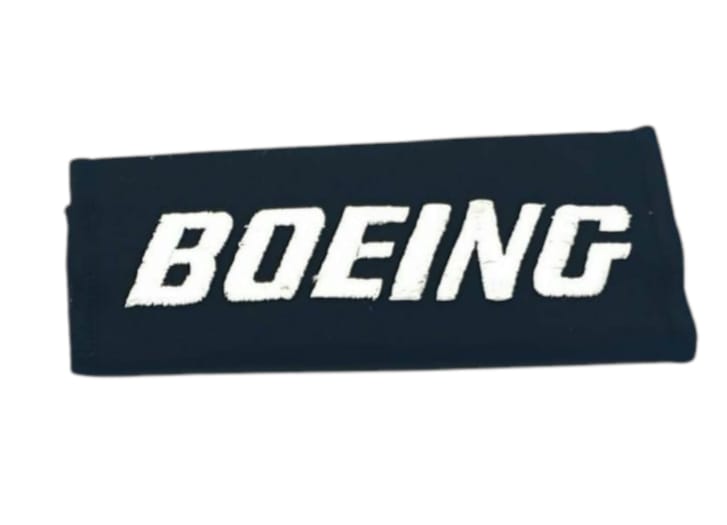 EMBROIDERY LUGGAGE HANDLE WRAPS BOEING