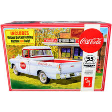 AMT 1955 CHEVROLET CAMEO COCA-COLA PICKUP TRUCK 1/25 SCALE AUTHENTIC MODEL KIT AMT1094/12