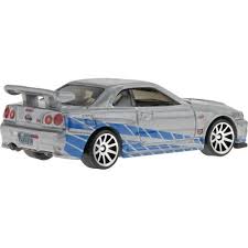 HOT WHEELS FAST & FURIOUS NISSAN SKYLINE GT-R BNR34 (9C6H)