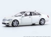 MINICHAMPS MERCEDES BENZ S KLASSE COUPE WHITE CAR 1/43 DIE CAST MODEL