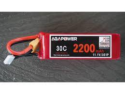 AGA POWER LIPO BATTERY 3S-2200MAH-30C
