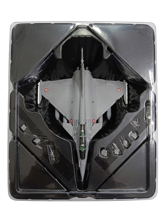 DIECAST AIRPLANE MODEL RAFALE 1/72 L-21CM W-16CM & 8CM TALL PLAIN GREY