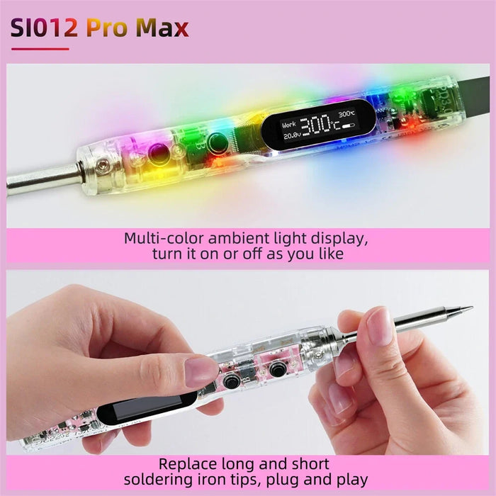 ELECTRIC SOLDERING IRON - SEQURE SI012 SENSITIVITY ADJUSTABLE BUILT-IN BUZZER SUITABLE FOR T12