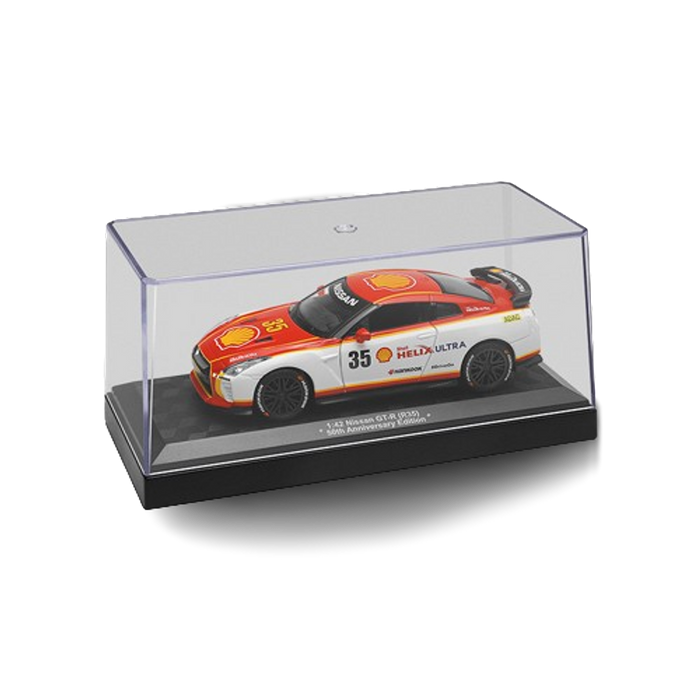 CCA 2020 NISSAN GT-R (R35) 1:42 SCALE (WHITE&RED)