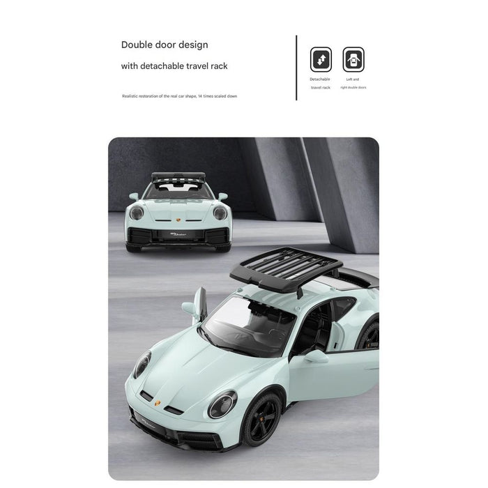 RASTAR, PORSCHE 911 DAKAR USB,2.4Ghz, 6+ AGES RC 1/14 SCALE 10136 - LIGHT GREY