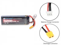 GENX 7.4V 2S 5200MAH 40C/80C PREMIUM LIPO LITHIUM POLYMER BATTERY