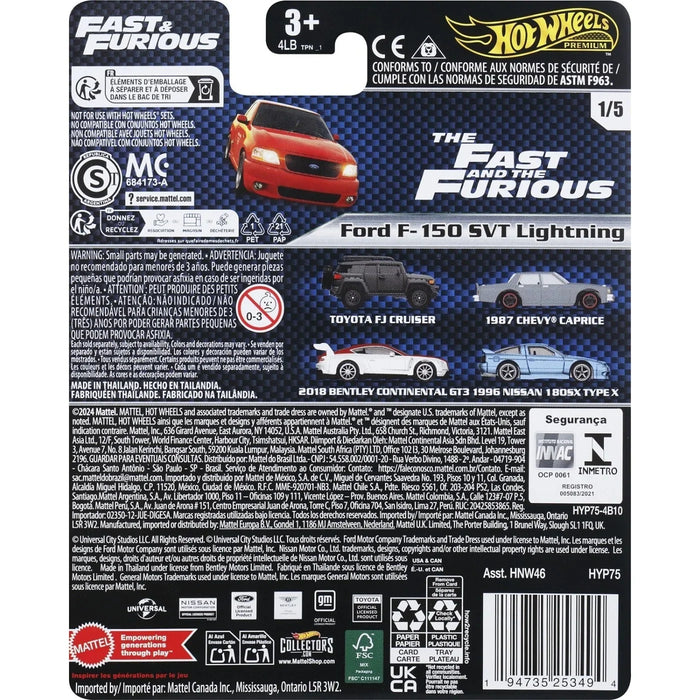 HOTWHEELS HNW46 FORD F-150 SVT LIGHTINING