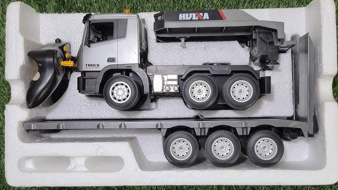 HUINA 1318 RC TRUCK FLATBED TRAILER SCALE 1/18
