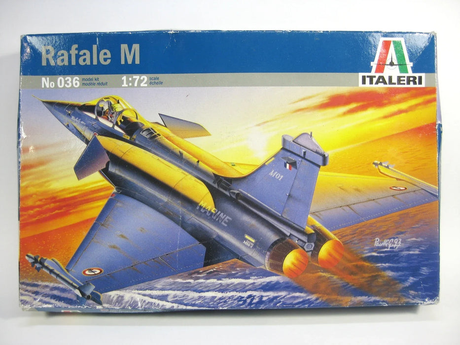 ITALERI RAFALE M AIRCRAFT&nbsp;1/72 SCALE MODEL&nbsp;KIT NO 036