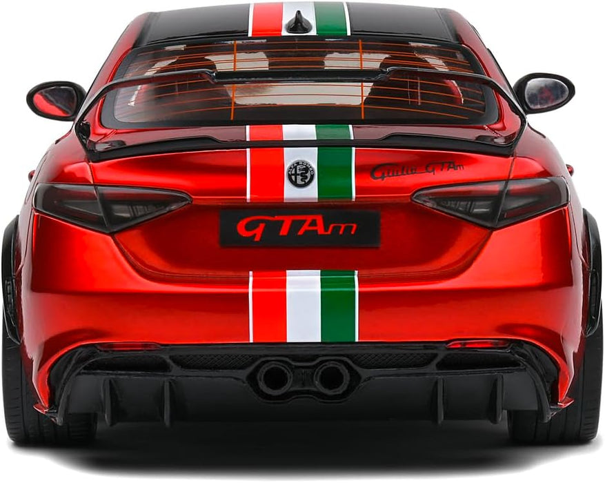 Solido Alfa Romeo Giulia GTA-M Tricolore Mugello - 2022 - Red Diecast Car 1/18