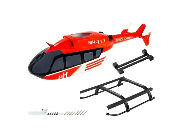 AIRBRUSH FIBREGLASS EC145 SCALE - GOOSKY S2