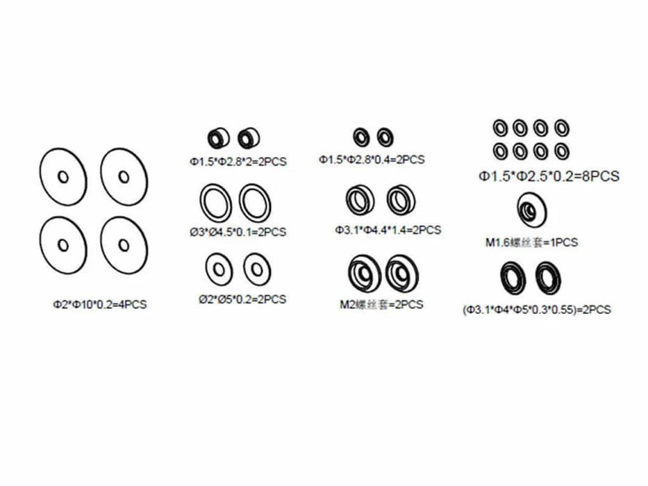 Goosky S2 Gasket Set : GT000053