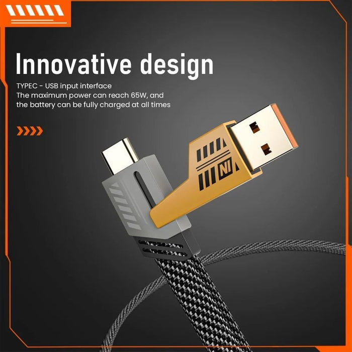 USB MICRO CHARGING CABLE 4 IN 1 FOR RC TOYS BLACK&YELLOW